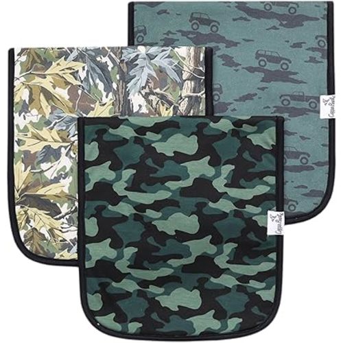 Copper Pearl Hunter Burp Cloth Set