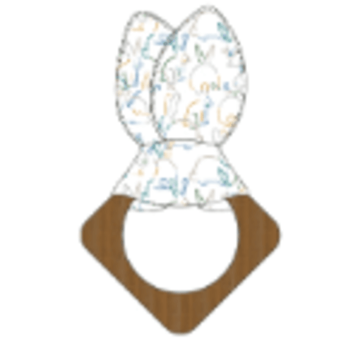 Baby Teething Ears - Bunnies | 100% Organic - Finn + Emma