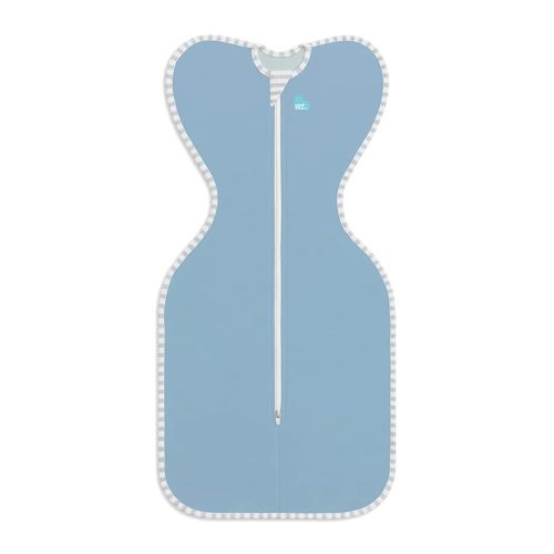Love to Dream Swaddle UP, Baby Sleep Sack, Self-Soothing Swaddles for Newborns, Improves Sleep, Snug Fit Helps Calm Startle Reflex, New Born Essentials for Baby, 1.0 TOG, 5-8.5 lbs, Blue
