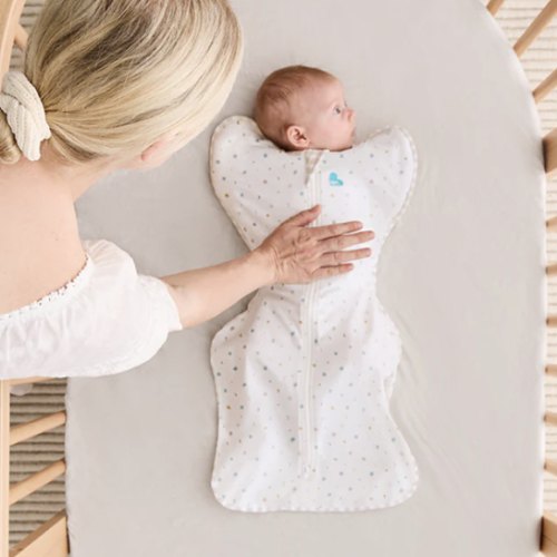 Swaddle Up™ 0.2 TOG Organic Cotton White Starlight