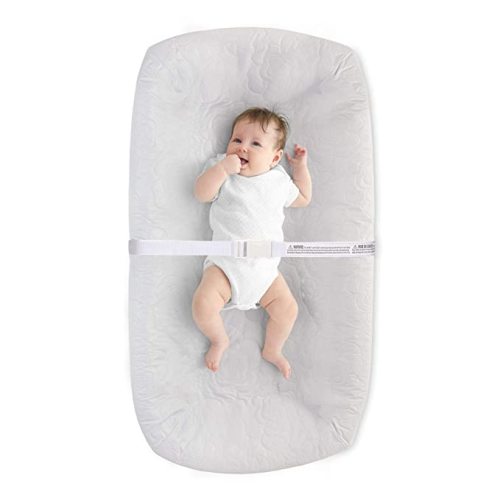 LA Baby 4 Sided Waterproof Diaper Changing Pad, 30" with Easy to Clean Quilted Cover - Made in USA. Non-Skid Bottom, Safety Strap, Fits All Standard Changing Tables/Dresser Tops