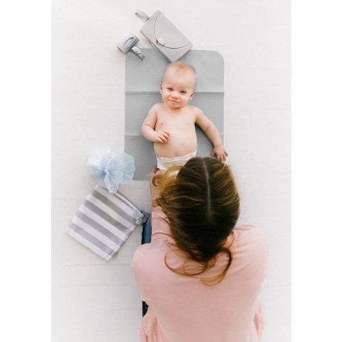 Ubbi On-the-Go Diaper Changing Baby Mat - Grey