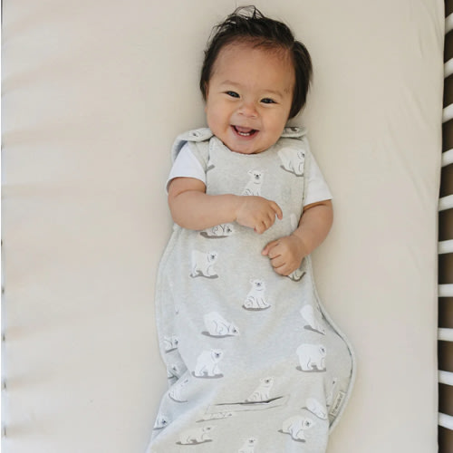 4 Season® Ultimate Baby Sleep Bag, Merino Wool & Organic Cotton, Polar Bear