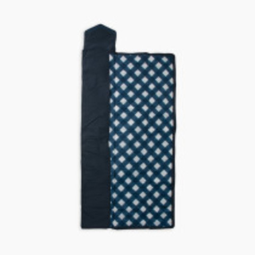 Little Unicorn Outdoor Blanket - Navy Plaid, 5 X 7 Ft