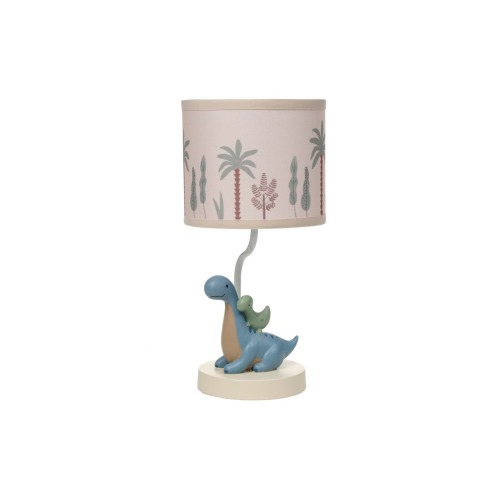 Dino-Might Custom Designed 3D Dinosaur Nursery Lamp with Shade