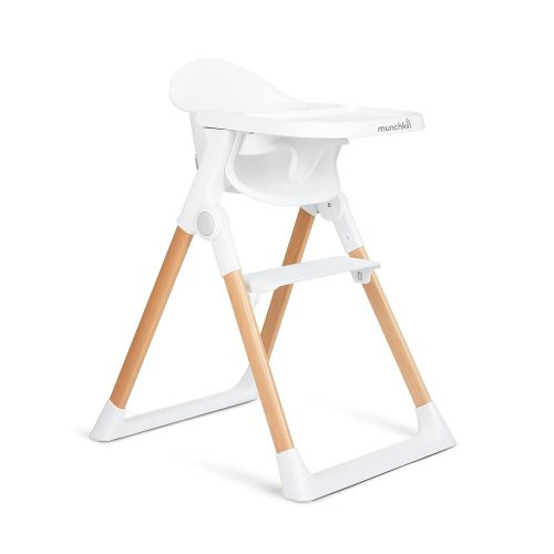 Munchkin® Float™ Easy Clean Foldable Infant and Toddler High Chair, White, Unisex