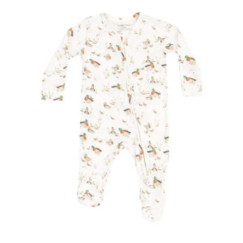 2 Way Zipper Footie - Duckling Families
