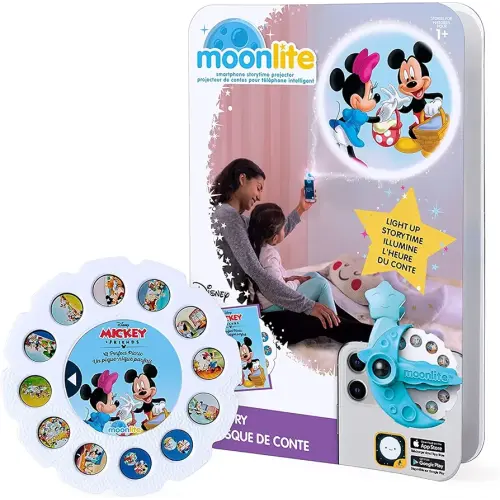 Moonlite Storybook Reels For Flashlight Projector, Kids Toddler | Mickey & Friends A Perfect Picnic | Single Reel Pack Story for 12 Months and Up