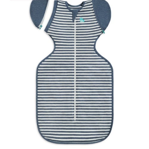 Swaddle Up™ Transition Bag 1.0 TOG (68-75°F) Denim Stripe Original Cotton