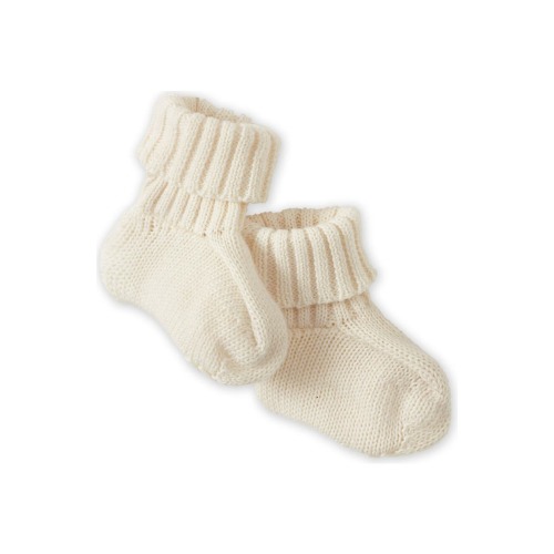 Organic Cotton Nordic Knit Baby Booties