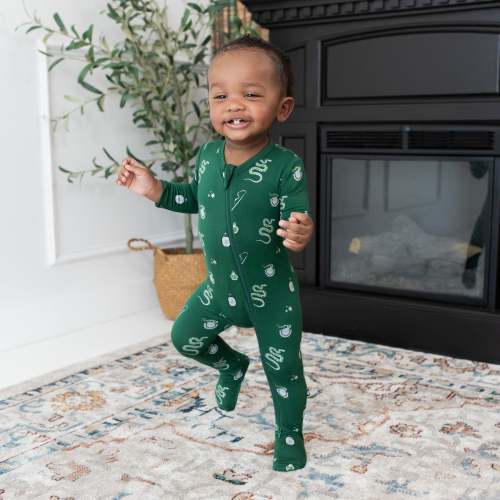 Zippered Footie in Harry Potter™ Slytherin