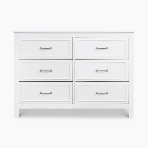 daVinci Charlie 6-Drawer Double Dresser - White