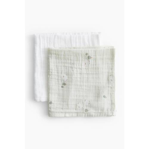 2-PACK SMALL MUSLIN CLOTHS