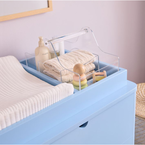 Acrylic Nursery Storage (Diaper Caddy)