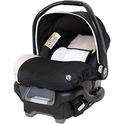 Baby Trend Ally Newborn Baby Infant Car Seat Carrier Travel System with Harness and Extra Cozy Cover for Babies Up to 35 Pounds, Modern Khaki