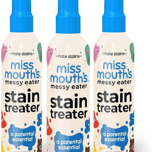 Miss Mouth's Messy Eater Stain Treater Spray - Newborn & Baby Essentials - No Dry Cleaning Food, Grease, Coffee Off Laundry, Underwear, Fabric Household