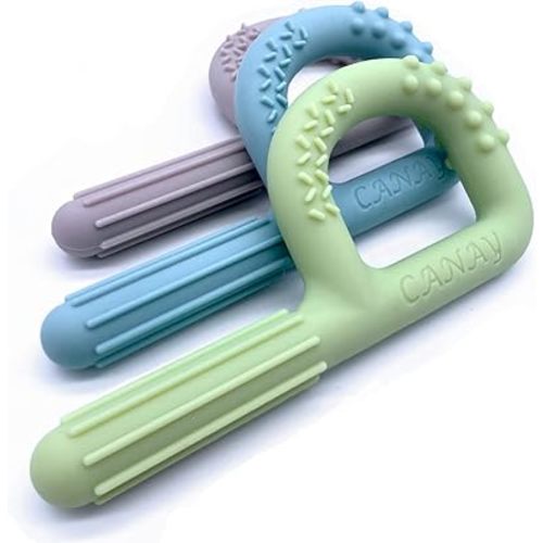 Hand-Held Sensory Chew Toys for Autistic Children, Chew Sticks fo Kids, Alt. to Chew Necklaces for Sensory Kids, Oral Motor Stimulation, ADHD, SPD (Medium Firm - Normal Chewers)