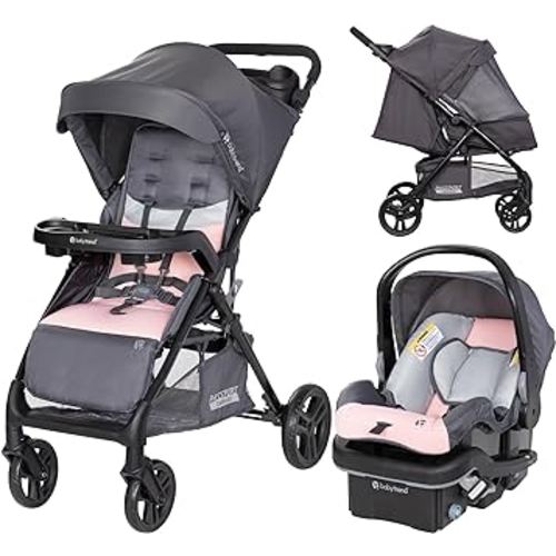 Baby Trend Passport Carriage Travel System, Dash Pink
