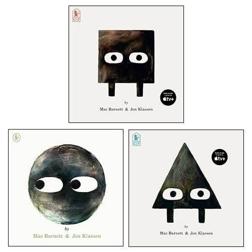 The Shapes Trilogy Series 3 Books Collection Set By Mac Barnett (Triangle, Square, Circle)