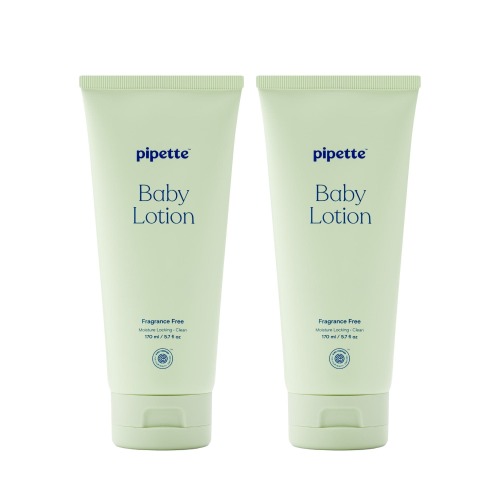 Fragrance-Free Baby Lotion Duo | Pipette Baby