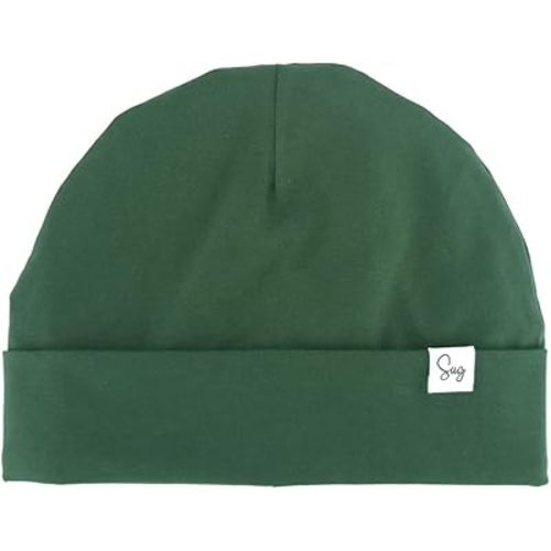 Jersey Beanie Hat for Newborn Baby Boys Girls Silky Satin Lined Hats Bonnet Toddler Infant Little Kids Beanies Caps