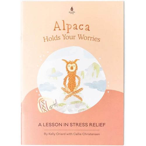 Slumberkins Alpaca Holds Your Worries Big Book for Educators: A Lesson In Stress-Relief | Promotes Stress-Relief & Coping Skills | Social Emotional Tools for Ages 0+ Paperback – January 1, 2018