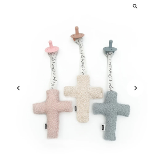 Pacifier Lovey Cross – OUR HOUSE ABOVE