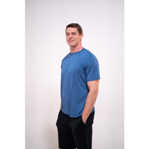 The Cameron Unisex Nursing and Skin to Skin Shirt in Midnight Blue