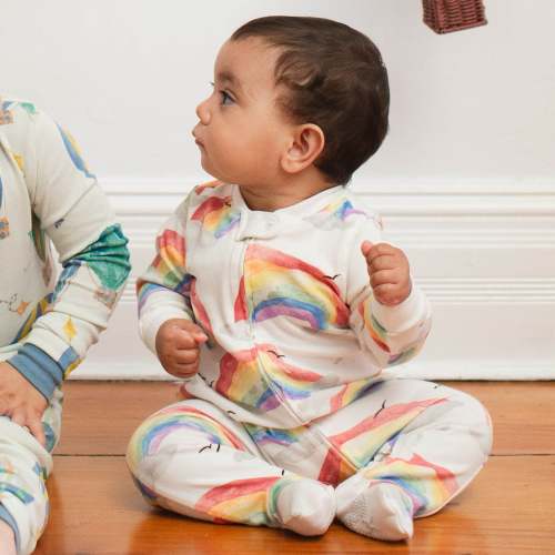 Happy Rainbow Organic Sleeper – Burt's Bees Baby
