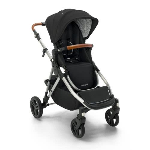 Mockingbird Single-To-Double Stroller 2.0, Color: Black Windowpane