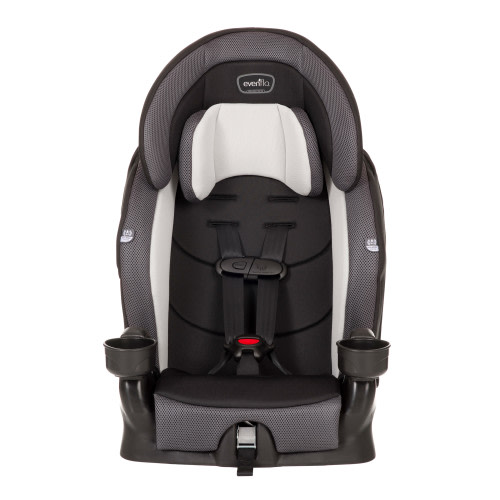 Evenflo Chase Plus 2-in-1 Booster Toddler Car Seat (Huron Black)