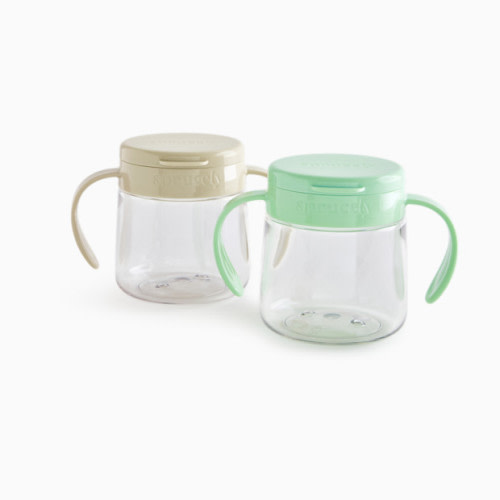 Snack Cup (2 Pack) - Green/Sand