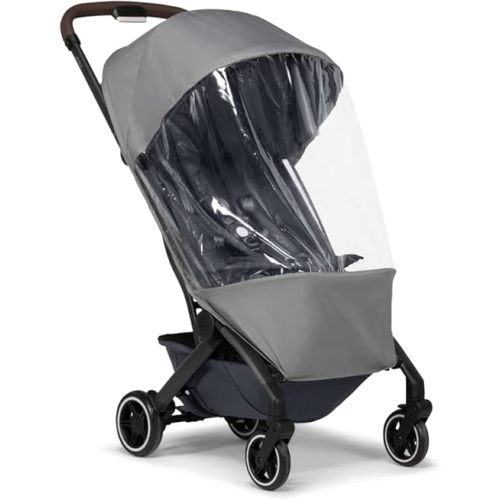 Joolz AER+ Buggy Rain Cover - Windproof & Waterproof Winter Stroller Accessory - Clear Baby Travel Weather Shield for Sun, Dust, and Snow Protection - Compact and Easy Storage - Grey