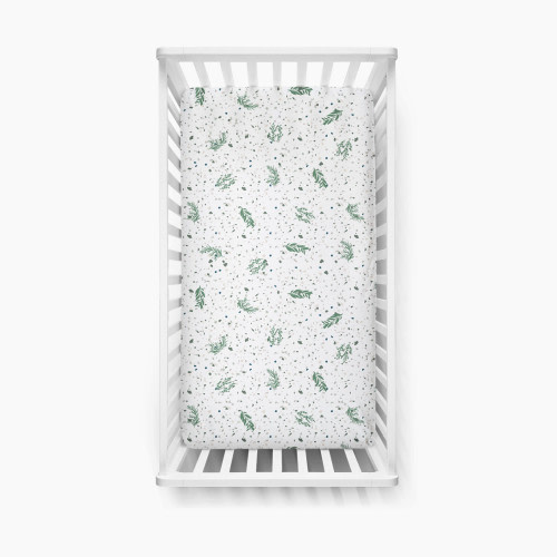 Goumi Kids Organic Cotton Fitted Crib Sheet - Botanical