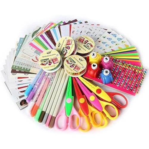 SICOHOME Scrapbooking Supplies, Scrapbook Kit for Gift, Scrapbooking and Card Making