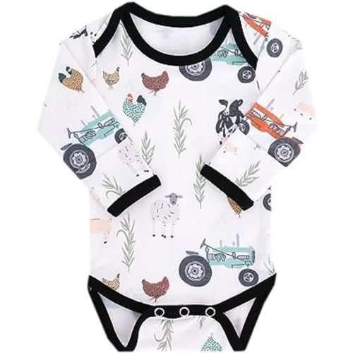 Copper Pearl Long Sleeve Bodysuit - Newborn Jo