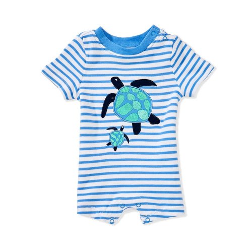 Adventurewear 360 Baby Boys 3-24 Months Turtle Shortall