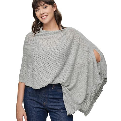 Breathable Nursing Cover for Breastfeeding Essentials, Privacy Breastfeeding Cover for Women, Multi-Use as a Stroller cover, Scarf, Pumping Cover