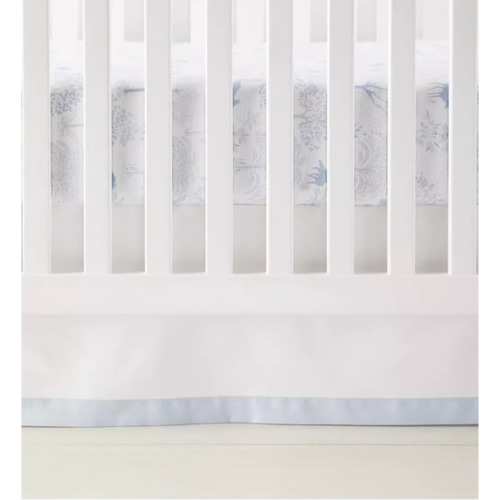 Border Frame Crib Skirt | Serena and Lily