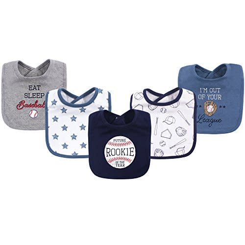 Hudson Baby Unisex BabyCotton Bibs