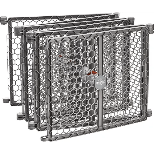 Regalo Plastic 192-Inch Super Wide Adjustable Baby Gate and Play Yard, 4-in-1, Bonus Kit, Includes 4 Pack of Wall Mounts