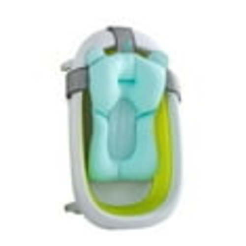 Newborn Baby Foldable Bath Tub Baby Float Bath Mat Seat Anti-Skid Bathing Bed PadWithout Basin