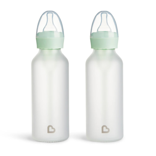 Bond® Silicone Glass Bottle 8oz, 2pk | Munchkin