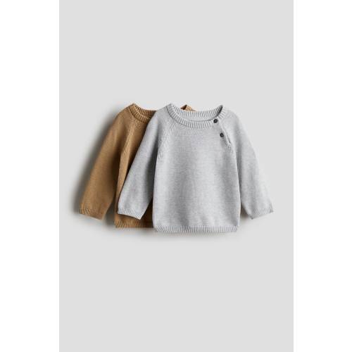 2-PACK COTTON KNIT SWEATERS