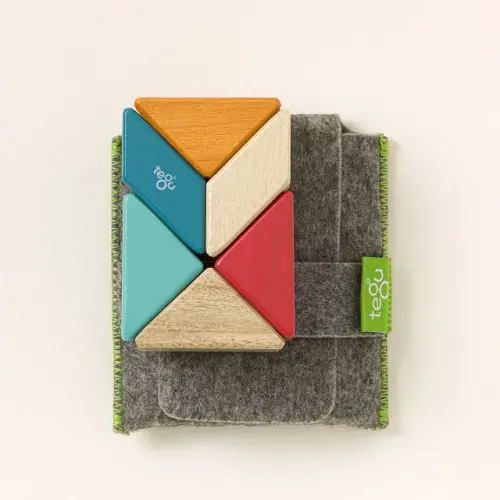 Throw & Go Magnetic Wooden Travel Blocks