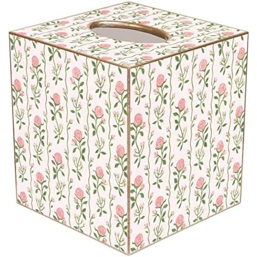 Marye-Kelley TB631 - Rose Stripe Tissue Box Cover