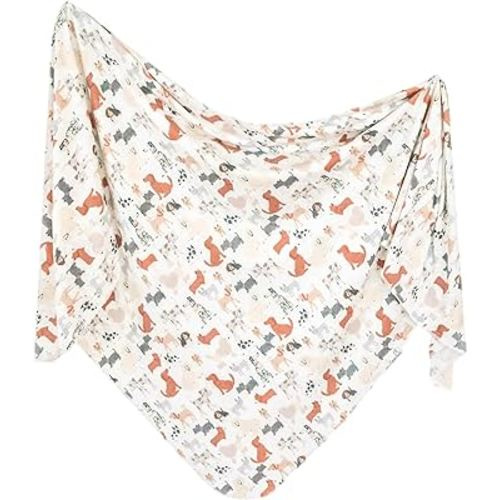 Copper Pearl Baby Swaddle Blanket - Wearable Premium Knit Baby Blanket, Large Soft Stretchy Receiving Blankets for Baby Boy and Girl, Swaddles for Newborn, Infant, and Toddler (Rufus)