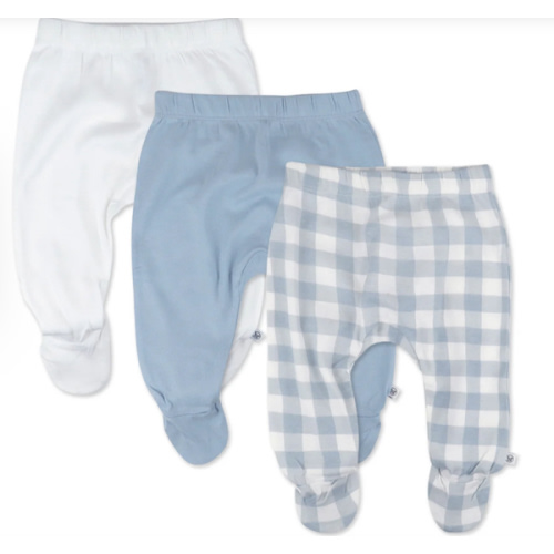 3-Pack Organic Cotton Footed Pants | Honest Baby Clothing