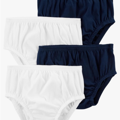 Simple Joys by Carter's Baby Girls' 4-Pack Diaper Covers
