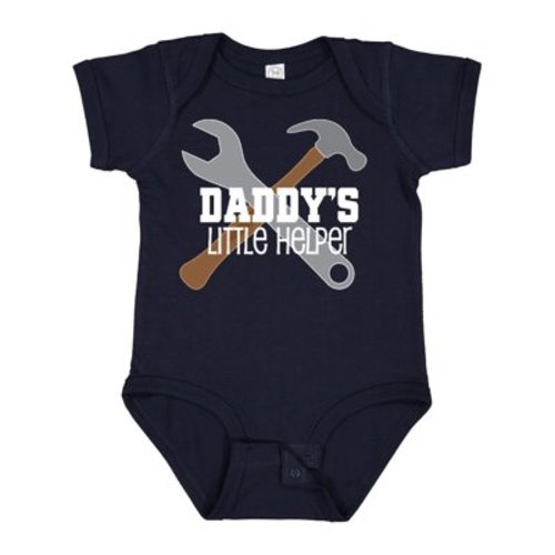 Inktastic Daddy's Little Helper Tool Set Boys Baby Bodysuit